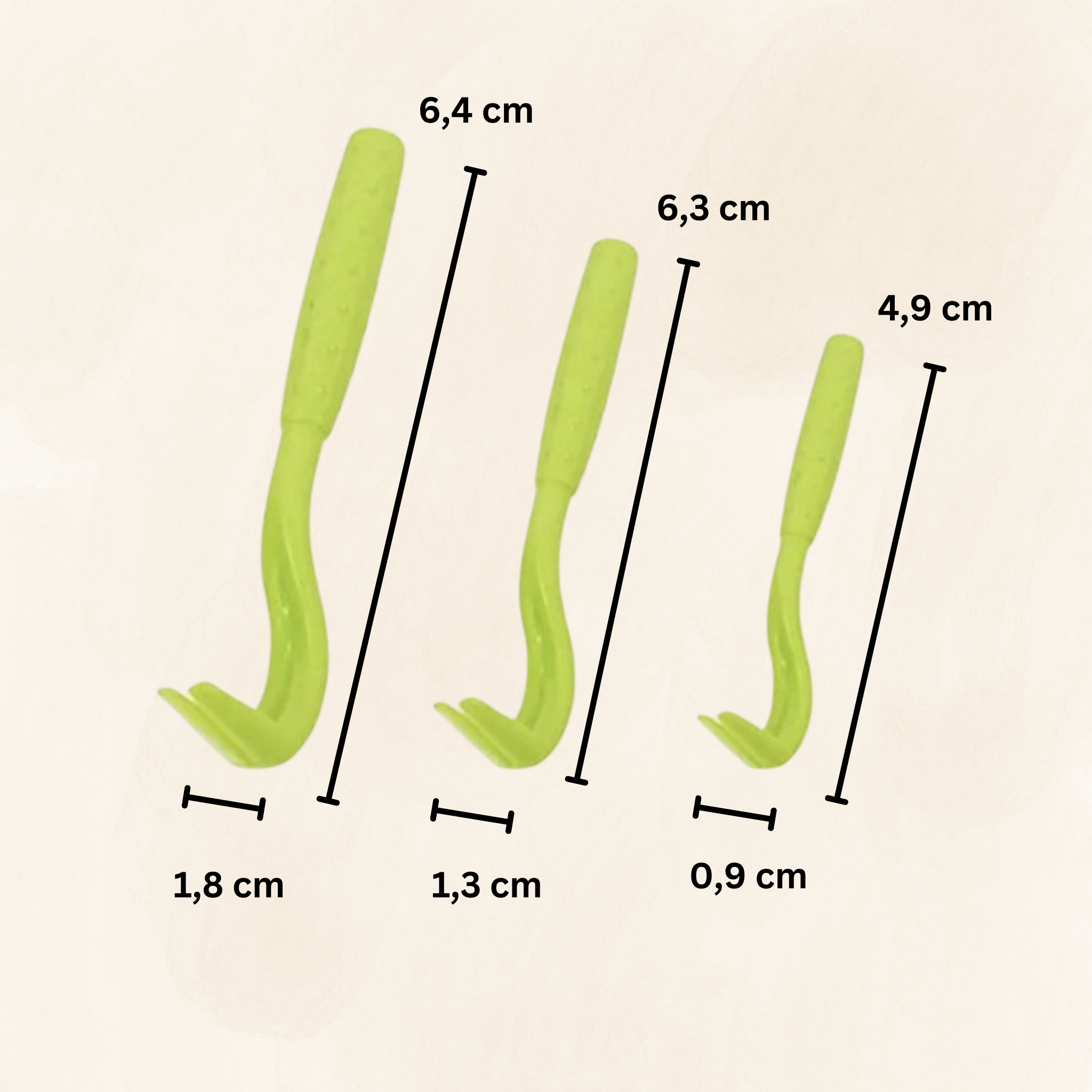 Praktische Zeckenzange (3er Set)