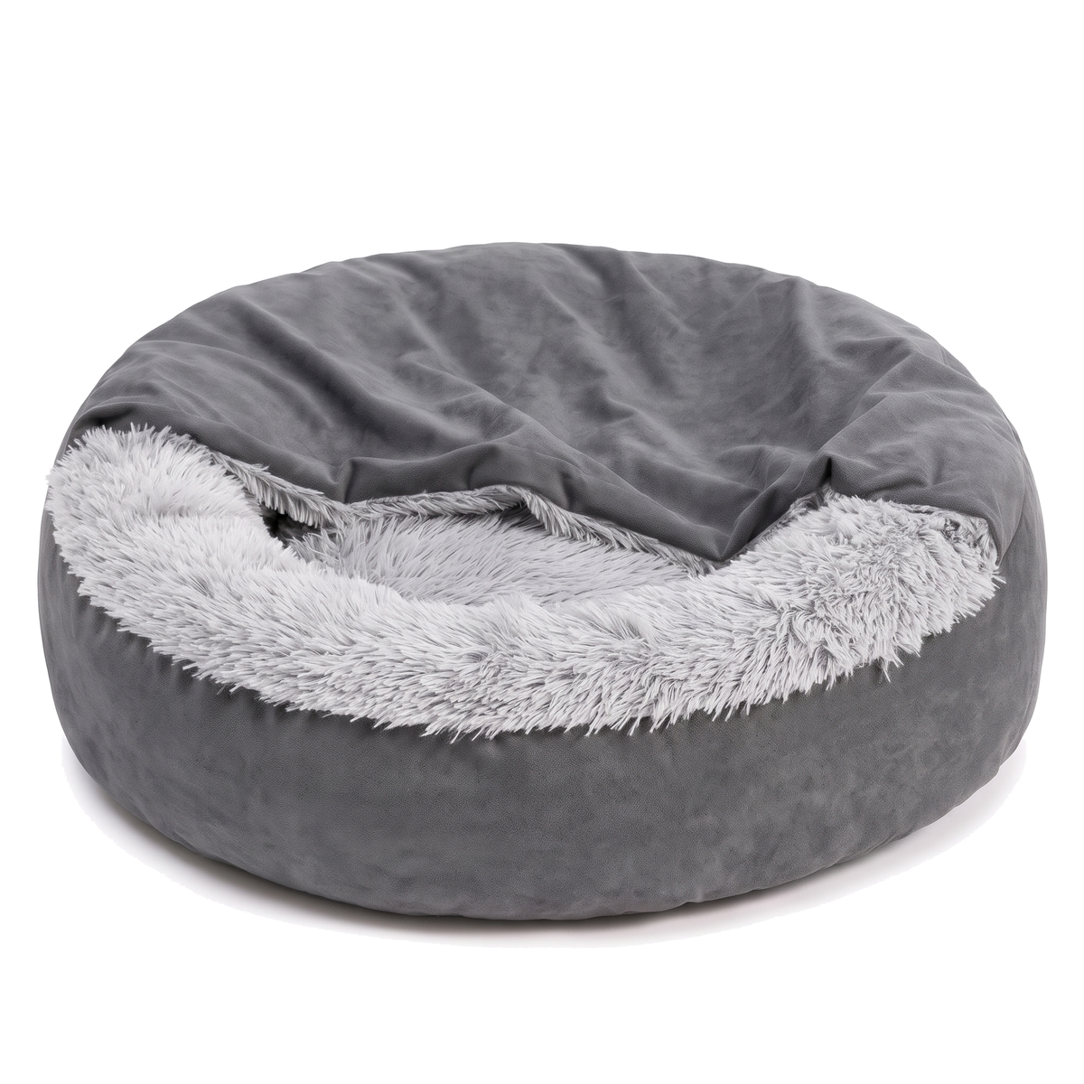 CuddleCave cosy cave bed for dogs in Grey