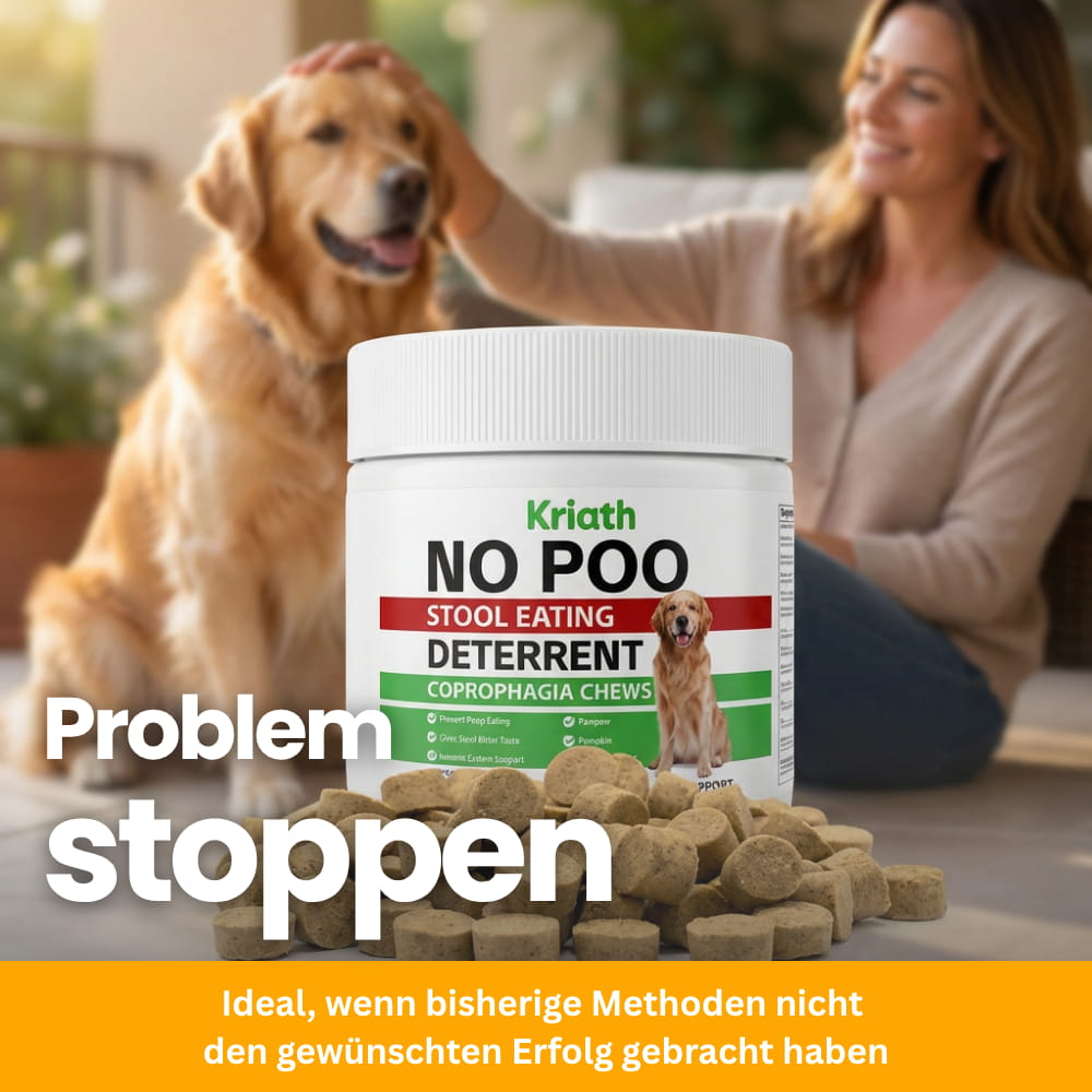 Digestive Complex for Dogs – Chewable Tablets to Stop Coprophagia
