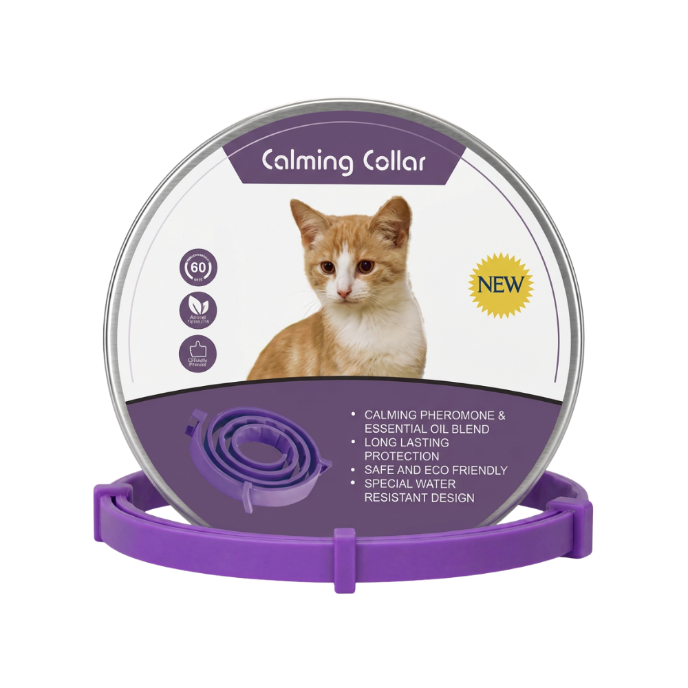 Pet-Friendly Anti-Stress Collar for Cats
