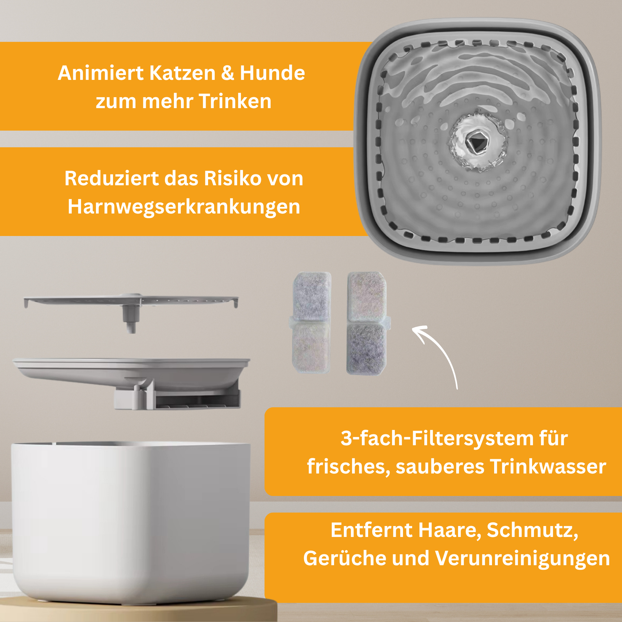 DrinkBuddy – Premium Katzenbrunnen für Zuhause