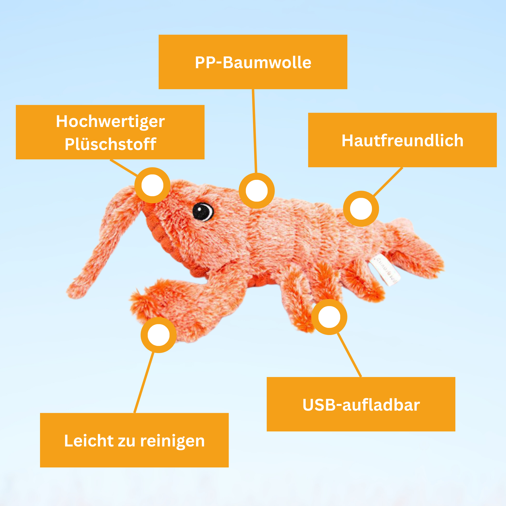 Wobbly Lobster – Interactive Dog Toy